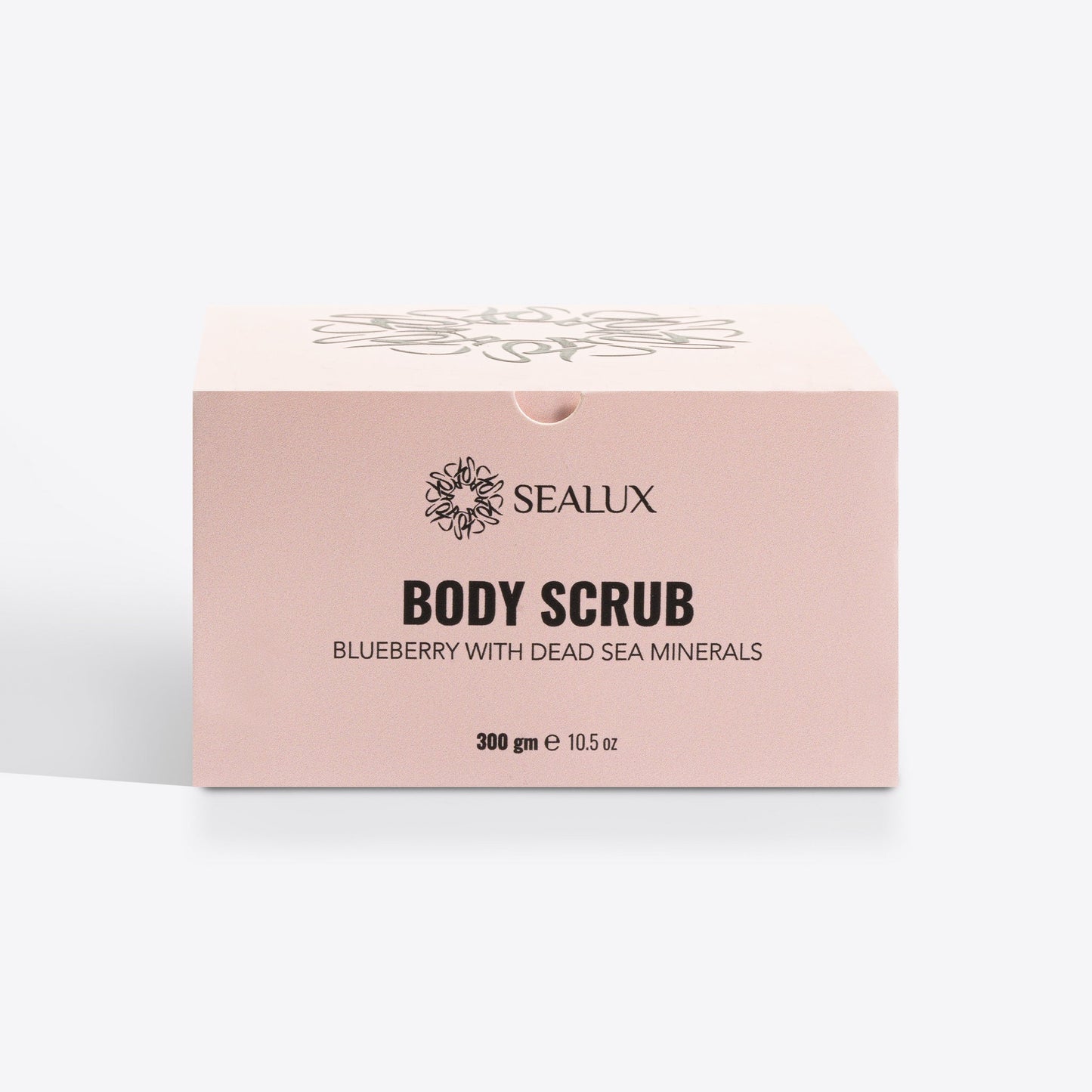 مقشر الجسم بالتوت الأزرق ومعادن البحر الميت