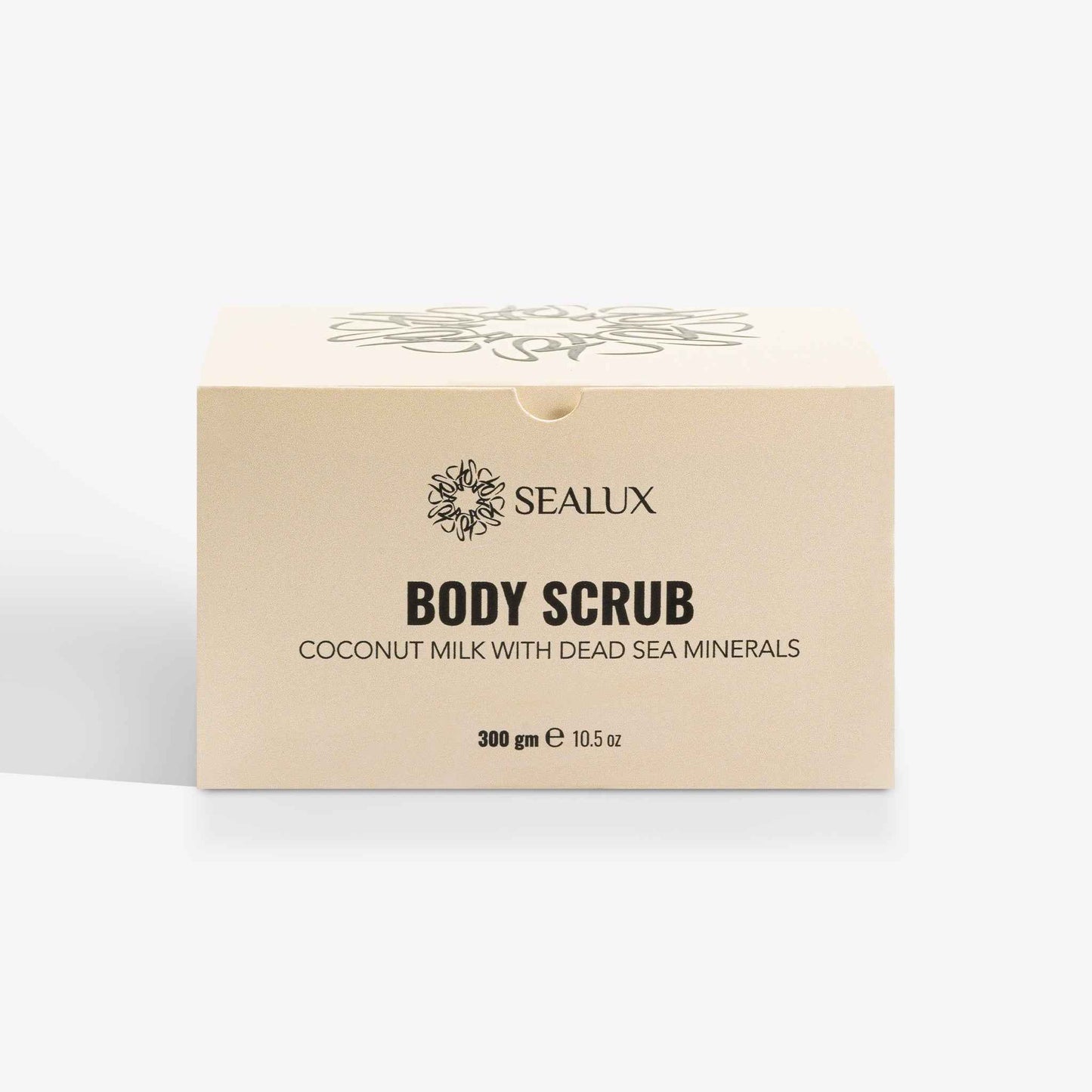 مقشر الجسم بحليب جوز الهند ومعادن البحر الميت