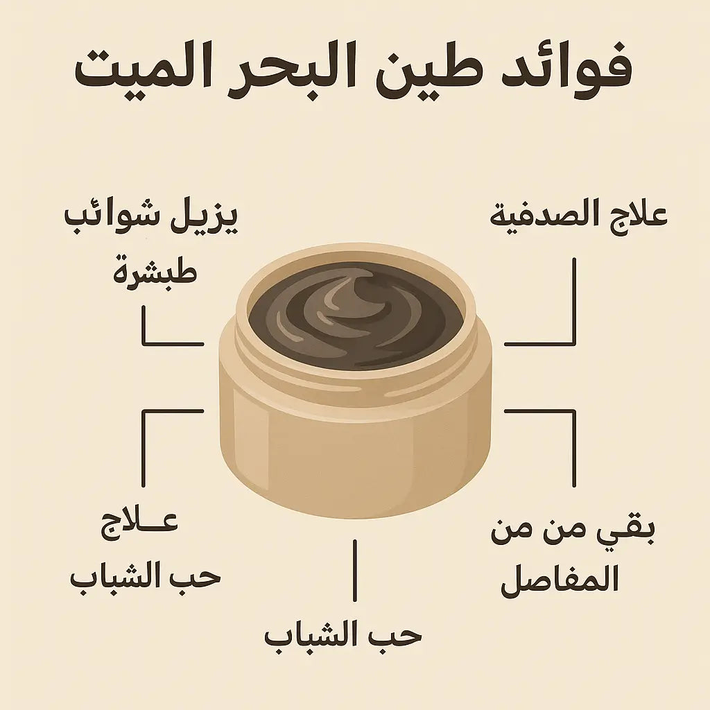 فوائد طين البحر الميت