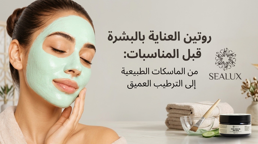 العناية بالبشرة قبل المناسبات