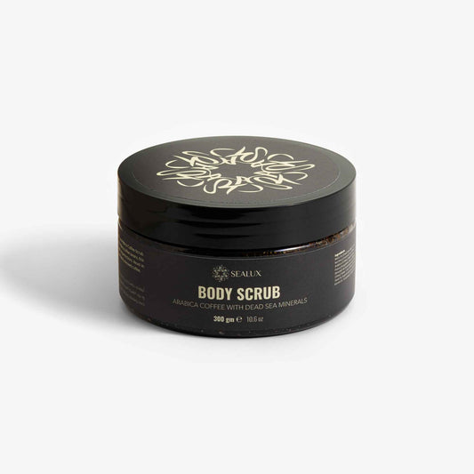 مقشر الجسم بالقهوة العربية ومعادن البحر الميت