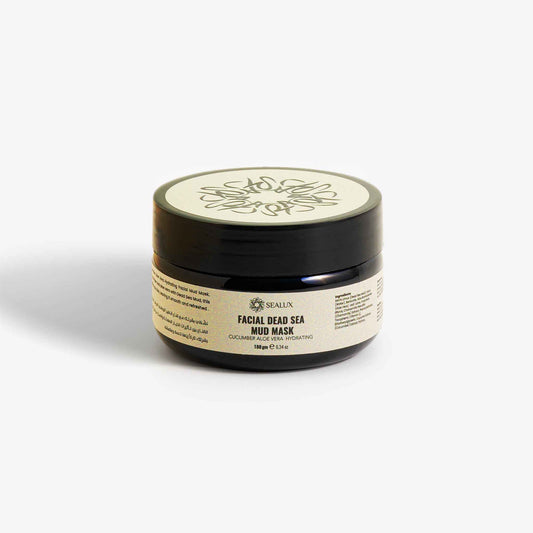 قناع طين البحر الميت للوجه بالخيار و صبار الألوفيرا