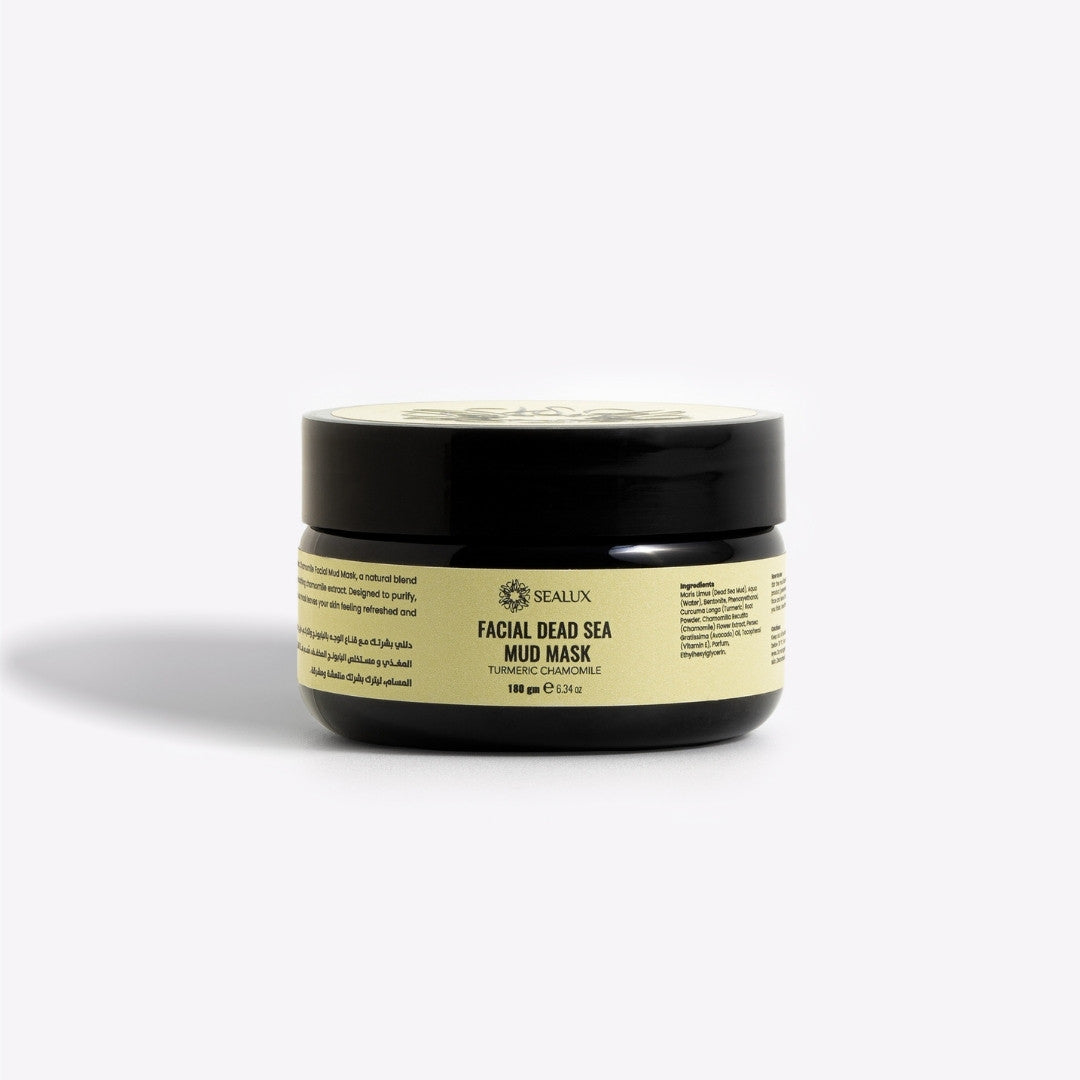 Facial Dead Sea Mud Mask (Turmeric & Chamomile)